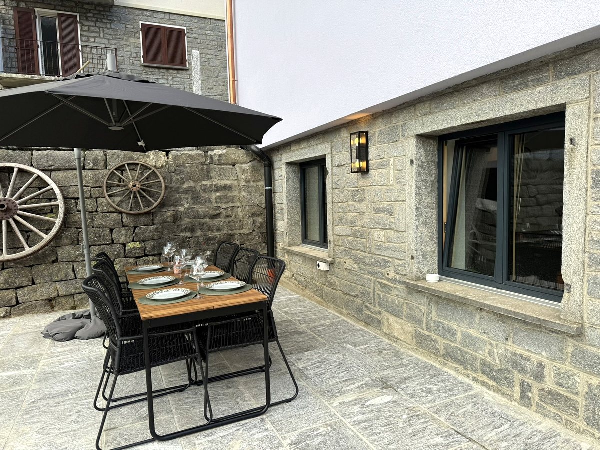 Terrazza privata in granito